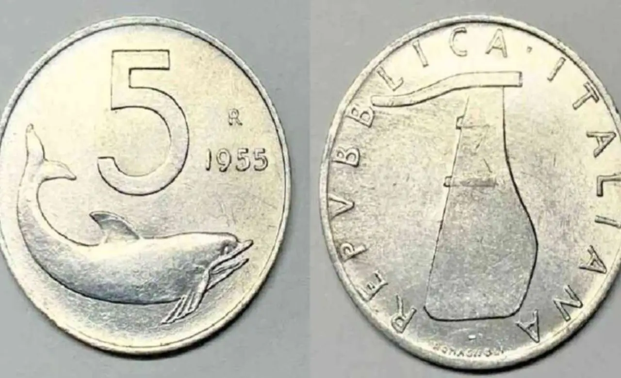 Hai queste 5 lire con il delfino del 1954: ecco quanto valgono